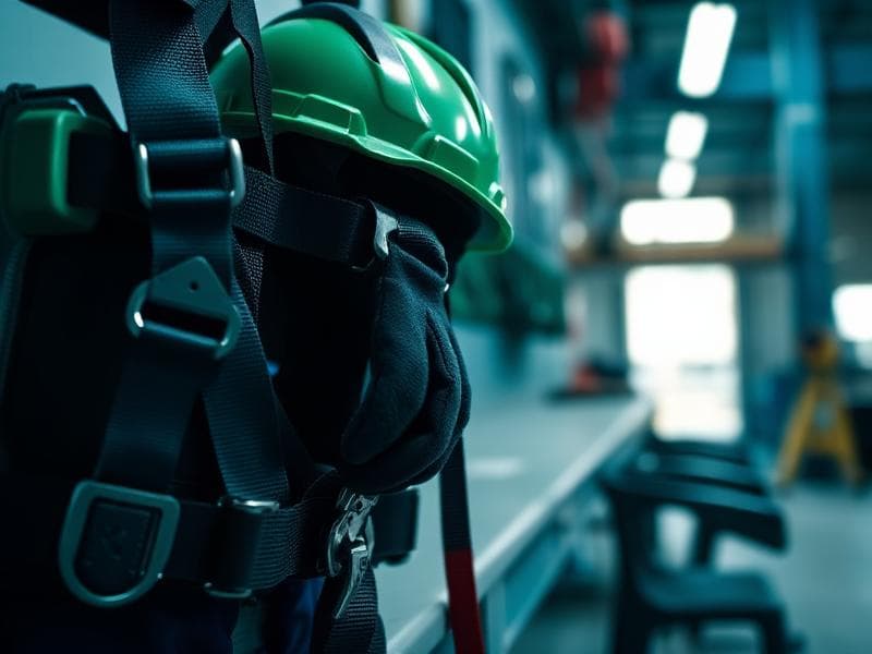 Équipements de protection individuelle : harnais et casque