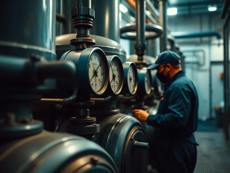Appareils à pression et manomètres industriels